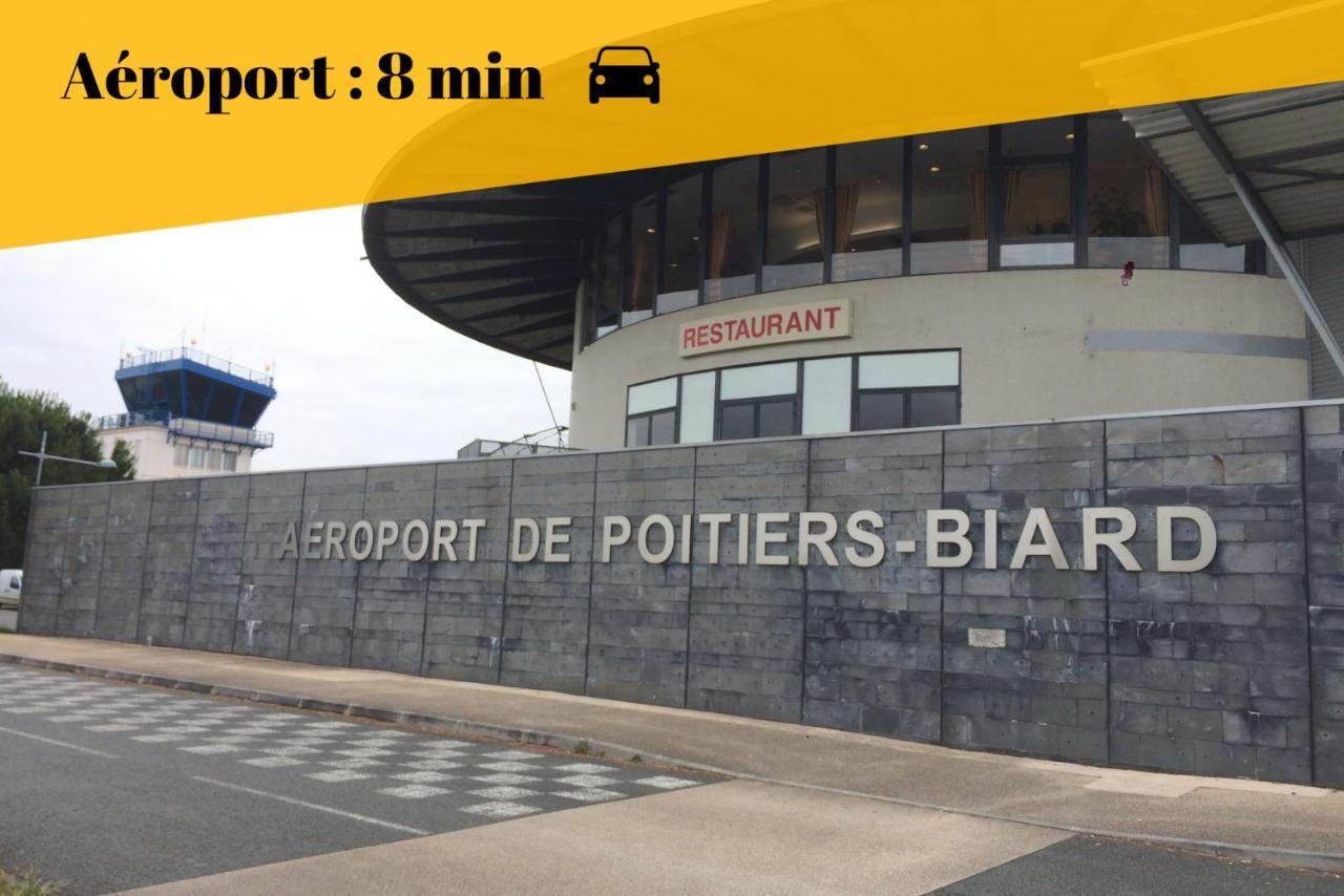 Le Duplex By Goodbnb - Proche Gare - 15Min Futuroscope Poitiers Exteriör bild
